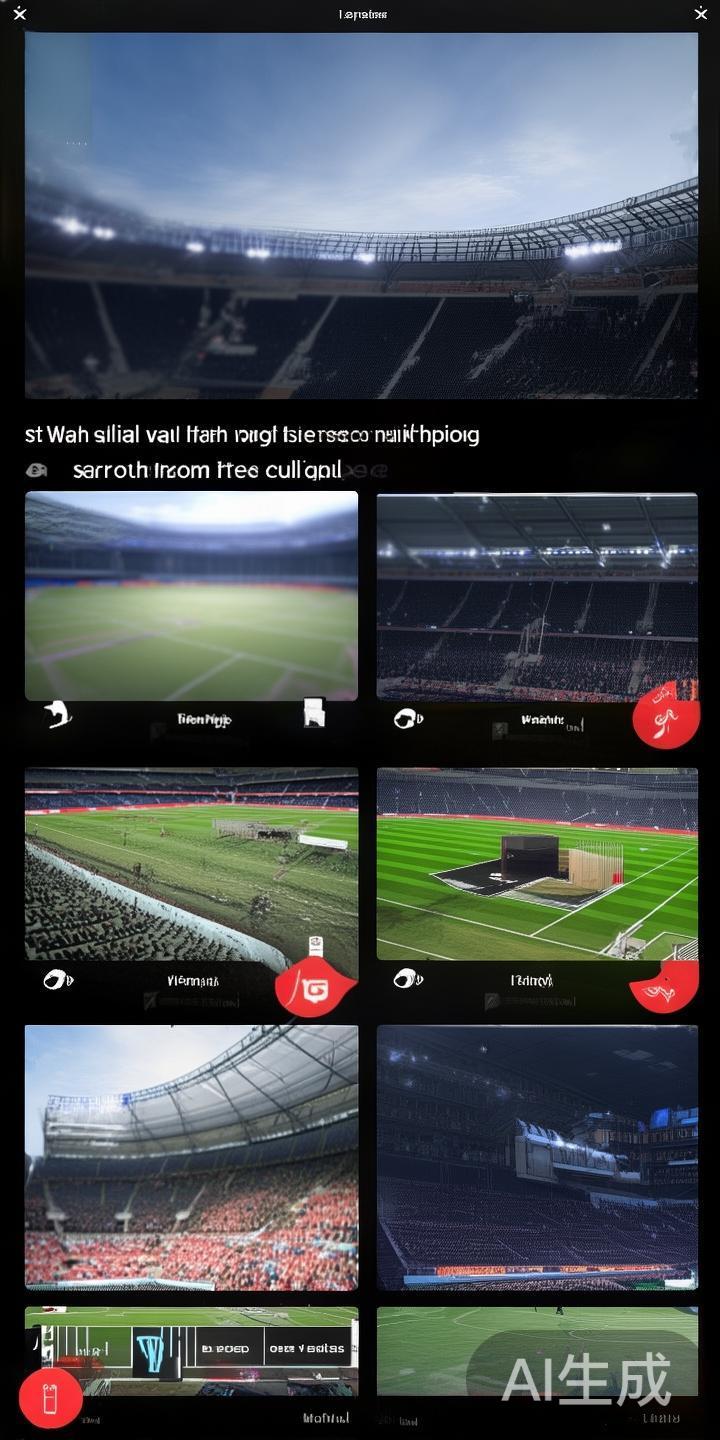 点选“直播”栏目，可以找到正在进行的体育比赛，支持